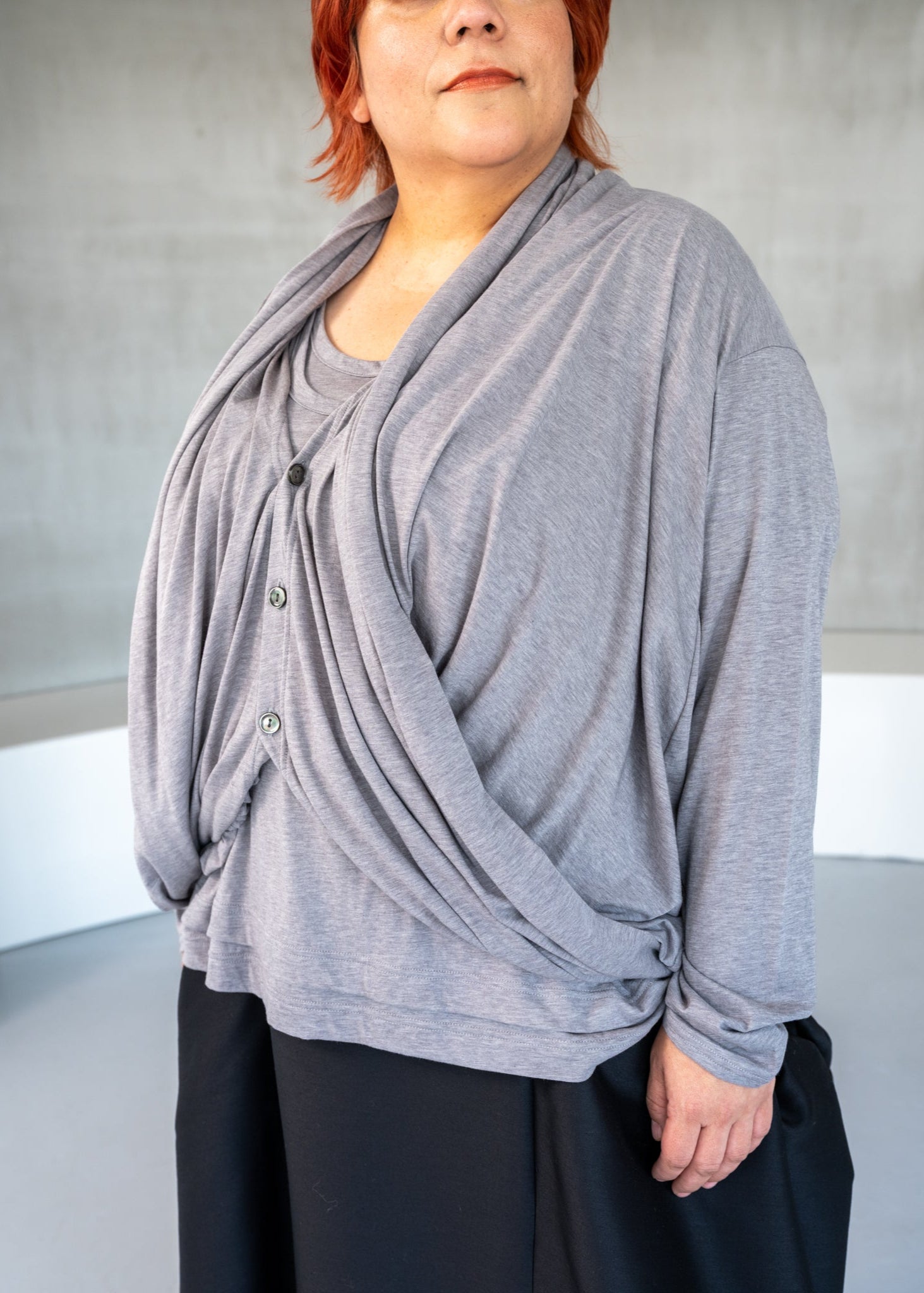 Draped Cardigan