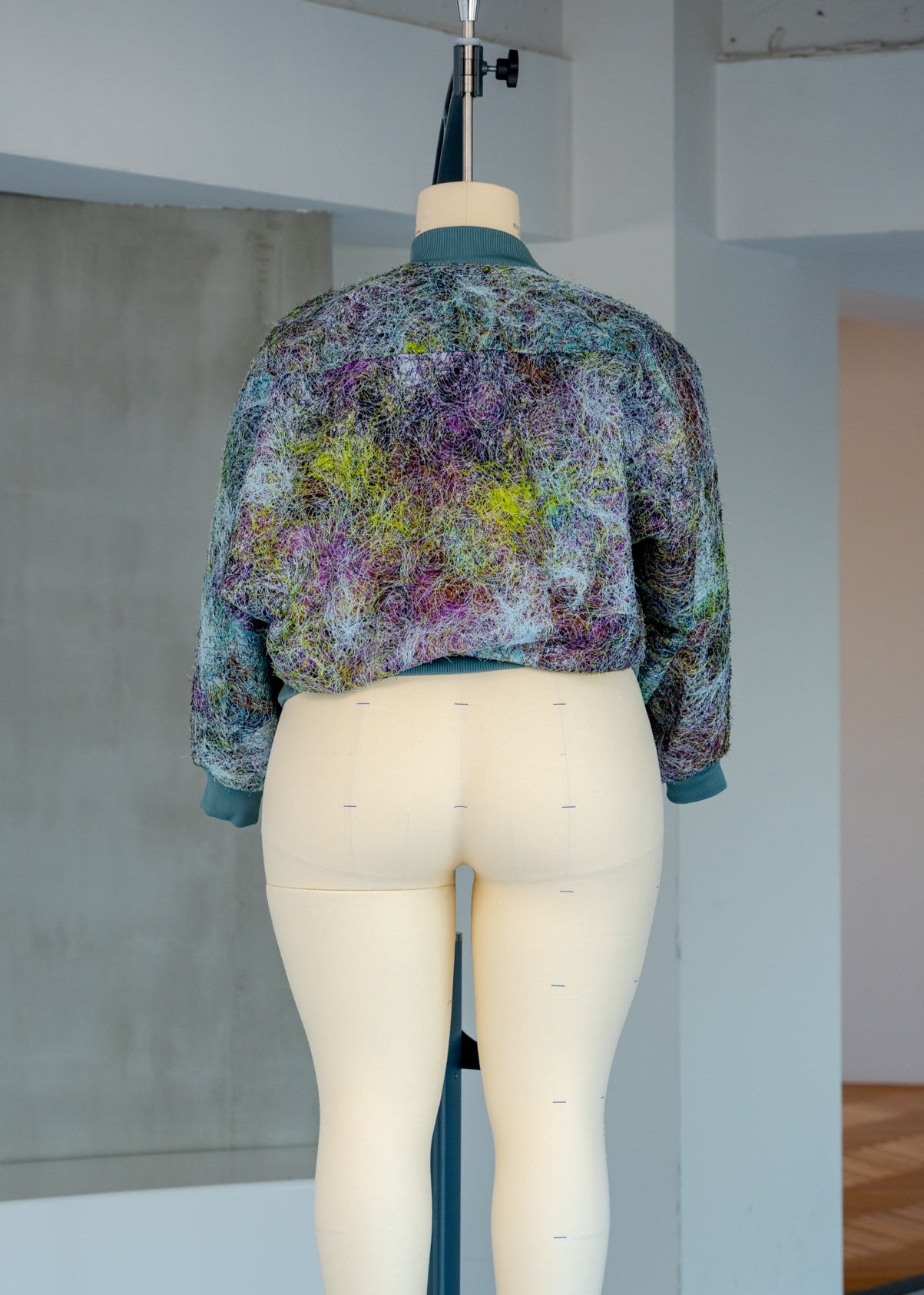 Textural Bomber Jacket