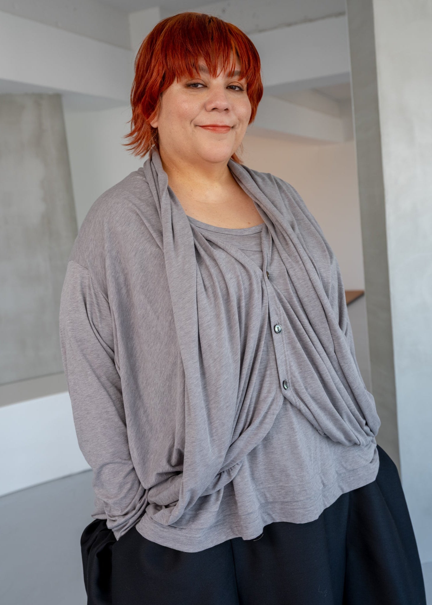 Draped Cardigan